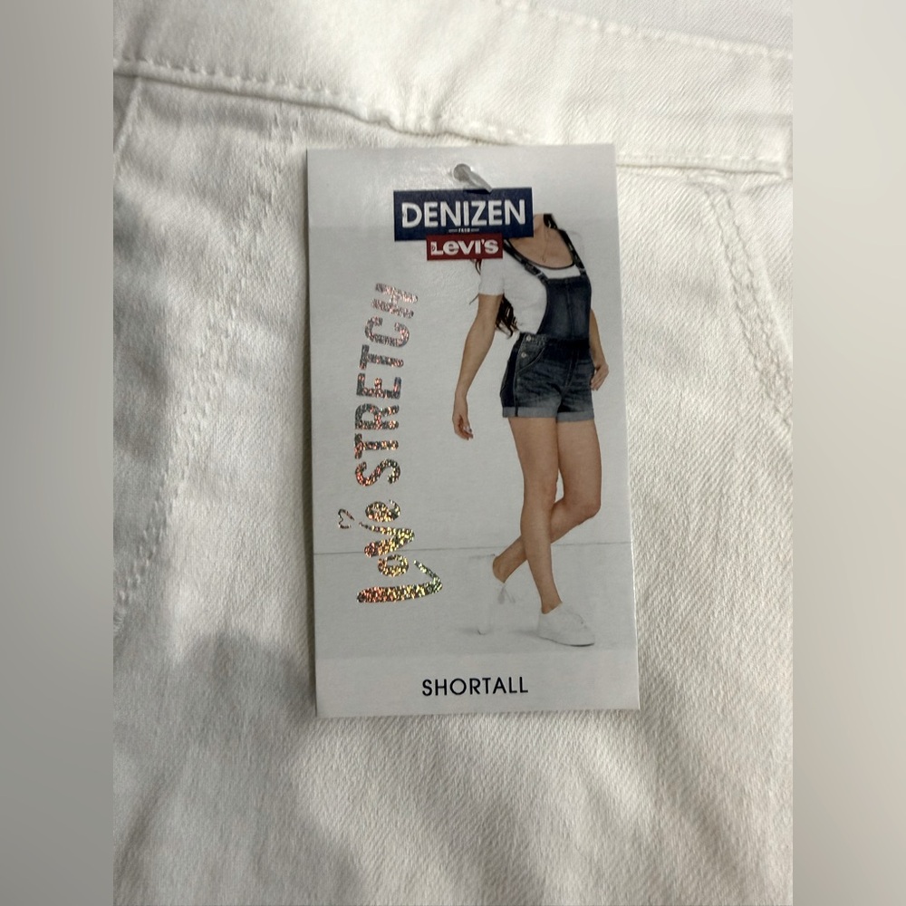 Suspenders! Denizen from Levi's White Women's Shorts